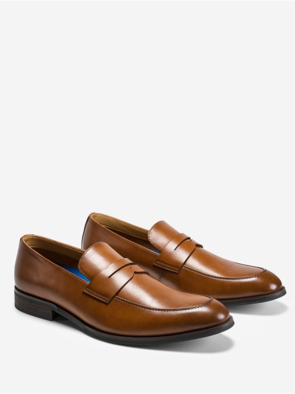Kenneth Cole Reaction - Moore Leather Penny Loafers - Medium Brown - Men’s 10.5